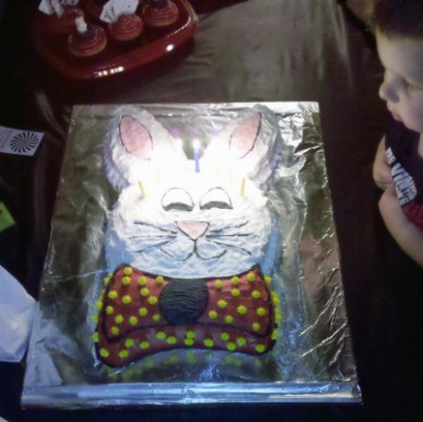 Bunny Rabbit Cake at Birthday Party Show